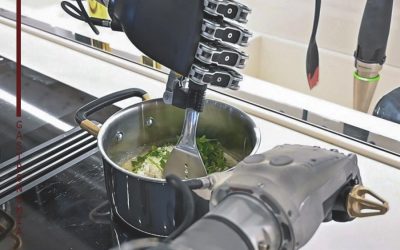 Olvídate de cocinar, Moley presenta un robot chef que prepara hasta 5 mil platos